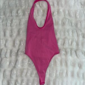 wild fable pink ribbed bodysuit